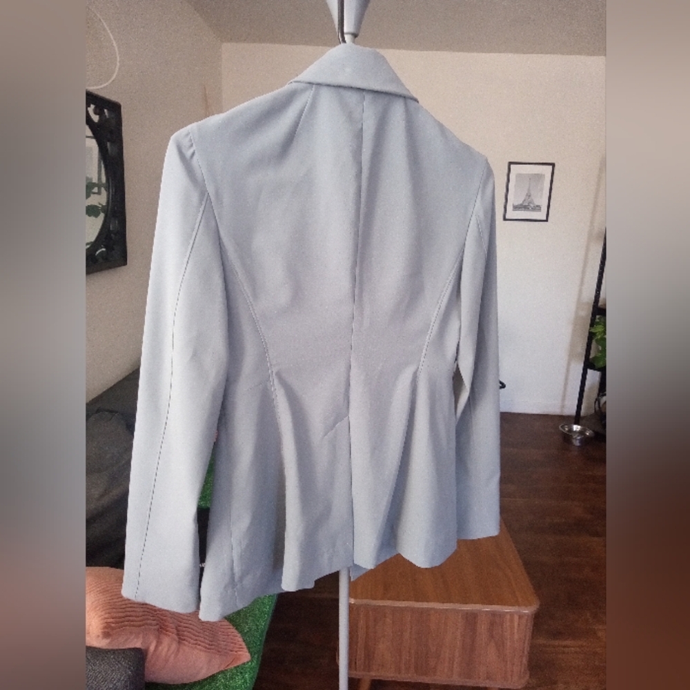 MM Lafleur Light Gray Women's Tailored Blazer